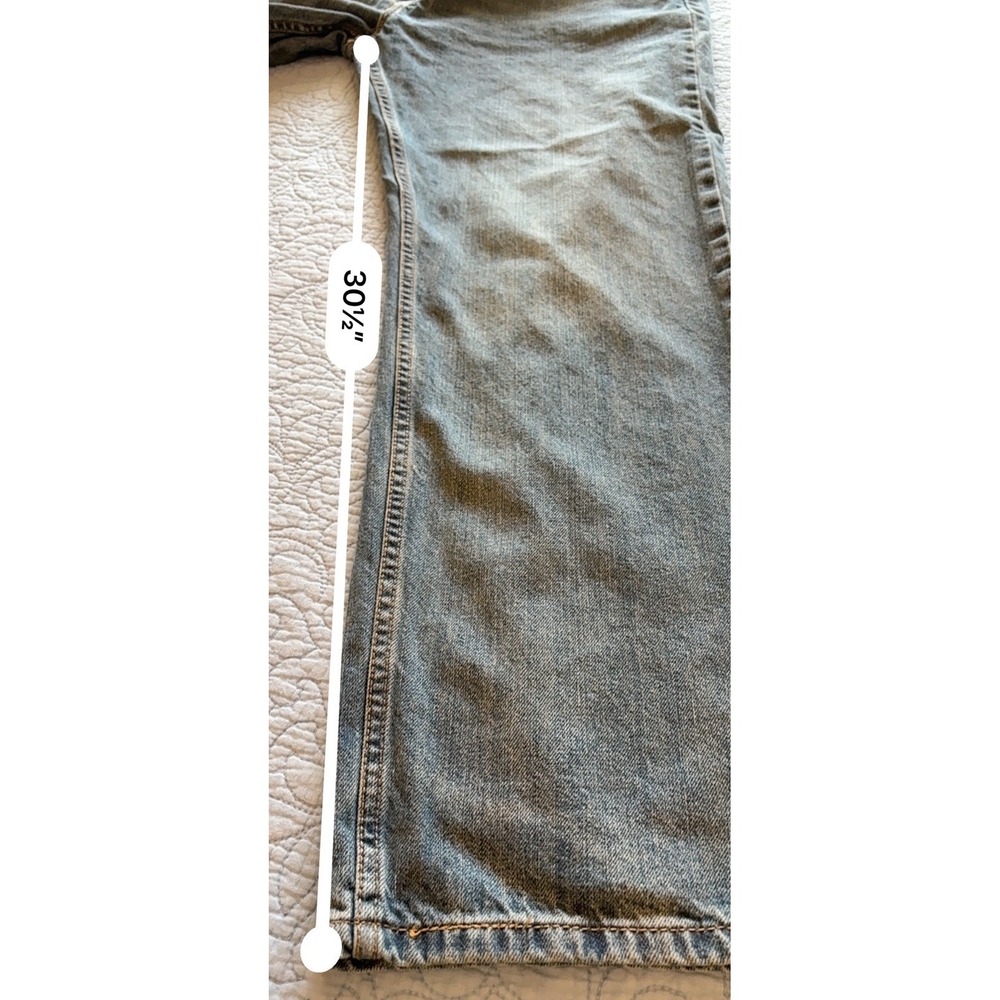 Levi's 569 Loose Straight Jeans Men's 40x32 Denim Pants - Picture 11 of 11